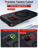 LeYi for Google Pixel-9A Case: Pixel 9A Phone Case with [2 Packs] Screen Protector & Camera Bump Protection, [Mag-Safe Fit] Matte Translucent, Shockproof para Pixel9A Cover Unlocked Accessories