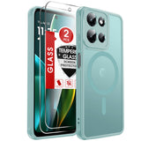 LeYi for Motorola Moto G-2026 Phone Case: Moto G Play 2026/2025 Case [Magnet Fit] with 2X Screen Protector & Raised Camera Guard, Matte Translucent Slim Translucent para Moto G 2026/2025 Case