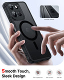 LeYi for Motorola Moto G-2026 Phone Case: Moto G Play 2026/2025 Case [Magnet Fit] with 2X Screen Protector & Raised Camera Guard, Matte Translucent Slim Translucent para Moto G 2026/2025 Case