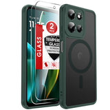 LeYi for Motorola Moto G-2026 Phone Case: Moto G Play 2026/2025 Case [Magnet Fit] with 2X Screen Protector & Raised Camera Guard, Matte Translucent Slim Translucent para Moto G 2026/2025 Case