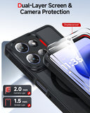 LeYi for Moto G-Power-2025/2026 Case: Motorola G Power 2026 Case [Mag-Safe Fit] with [2 Packs] Screen Protector, Raised Camera Guard Slim Translucent Soft-Touch for Moto G Power 2025 Phone Case