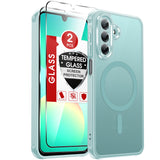 LeYi for Samsung Galaxy A26-5G Phone Case: Samsung A26 5G Case [Magnet Fit] [Full Camera Protection] with Screen Protector, Slim Matte Translucent Soft-Touch, Protection Funda para A 26