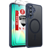 LeYi for Samsung Galaxy A26-5G Phone Case: Samsung A26 5G Case [Magnet Fit] [Full Camera Protection] with Screen Protector, Slim Matte Translucent Soft-Touch, Protection Funda para A 26
