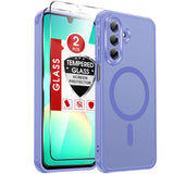 LeYi for Samsung Galaxy A26-5G Phone Case: Samsung A26 5G Case [Magnet Fit] [Full Camera Protection] with Screen Protector, Slim Matte Translucent Soft-Touch, Protection Funda para A 26
