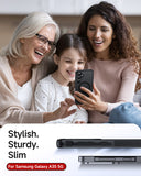 LeYi for Galaxy A35-5G Phone Case: Samsung A35 5G Case [Magnet Fit] with Screen Protector & Raised Camera Guard, Frosted Translucent Soft-Touch Skin & Full Body Protection Funda para A 35