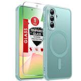 LeYi for Samsung A56 Case: A56 Phone Case [Magnet Fit] with Screen Protector & Raised Camera Guard, Frosted Translucent Soft-Touch Skin & Full Body Protection for Samsung Galaxy A56 5G Case