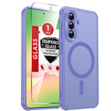LeYi for Samsung A56 Case: A56 Phone Case [Magnet Fit] with Screen Protector & Raised Camera Guard, Frosted Translucent Soft-Touch Skin & Full Body Protection for Samsung Galaxy A56 5G Case