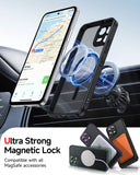 LeYi for Revvl 8-Pro Phone Case: [Mag-Safe Fit] with Screen Protector & Raised Camera Guard, Matte Translucent Slim Translucent Soft-Touch Protective para Tmobile Revvl 8 Pro Case