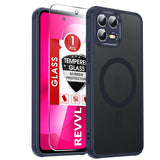 LeYi for Revvl 8-Pro Phone Case: [Mag-Safe Fit] with Screen Protector & Raised Camera Guard, Matte Translucent Slim Translucent Soft-Touch Protective para Tmobile Revvl 8 Pro Case