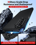 LeYi for Samsung Galaxy A17 4G/5G Phone Case with 2 Tempered Glass Screen Protector, Translucent Matte Back Cover Slim Shockproof Protective Mobile Cover for A 17