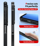 LeYi for Samsung Galaxy A17 4G/5G Phone Case with 2 Tempered Glass Screen Protector, Translucent Matte Back Cover Slim Shockproof Protective Mobile Cover for A 17