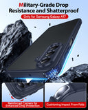 LeYi for Samsung Galaxy A17 4G/5G Phone Case with 2 Tempered Glass Screen Protector, Translucent Matte Back Cover Slim Shockproof Protective Mobile Cover for A 17