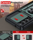 LeYi for Samsung Galaxy S26 Case: Samsung Galaxy S26 Case with Tempered Glass Screen Protector, [Military-Grade] Shockproof Kickstand Funda para