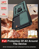 LeYi for Samsung Galaxy S26 Case: Samsung Galaxy S26 Case with Tempered Glass Screen Protector, [Military-Grade] Shockproof Kickstand Funda para