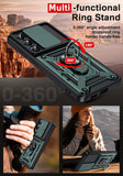 LeYi for Samsung Galaxy S26 Case: Samsung Galaxy S26 Case with Tempered Glass Screen Protector, [Military-Grade] Shockproof Kickstand Funda para