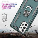 LeYi for Samsung Galaxy A53 5G Case with Glass Screen Protector Replacement, Military-Grade Shockproof Magnetic Ring Stand Cell Android Case Cover