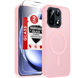 LeYi for OnePlus-15 Case: OnePlus 15 Screen Protector [2 Packs] with One Plus 15 Case, [Mag-Safe Fit] Matte Translucent Soft & Full Body Shockproof Funda para One Plus15 Unlocked Accessories
