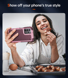 LeYi for Galaxy A13-5G Phone Case, with Screen Protector for Women, Dual Layer Protective Hard PC Back & Soft Bumper Resilient Shock Absorb Case for Samsung A14 Case