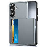 LeYi for Galaxy-S26 Case with Card Holder: Wallet Phone Funda para for Samsung S26 Cover Rugged Heavy Duty Military Grade Shockproof Samsungs26 Cases Black