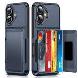 LeYi for iPhone-17- Wallet Case: Card Holder Cover Funda para Military Grade Heavy Duty Protective Women Phone17 case