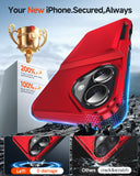 LeYi for iPhone-17- Wallet Case: Card Holder Cover Funda para Military Grade Heavy Duty Protective Women Phone17 case