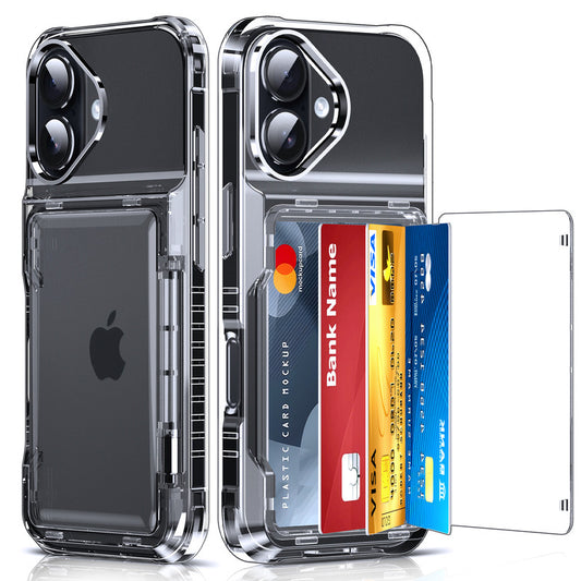 LeYi for iPhone-17- Wallet Case: Card Holder Cover Funda para Military Grade Heavy Duty Protective Women Phone17 case