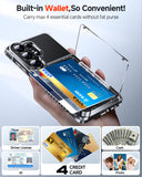 LeYi for Galaxy-S26-Ultra Case with Card Holder: Wallet Phone Funda para for Samsung S26ultra Cover Rugged Heavy Duty Military Grade Shockproof Samsungs26 Ultra Cases