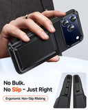LeYi for iPhone-17-Pro Max Wallet Case: Card Holder Cover Funda para Military Grade Heavy Duty Protective Women Phone17 Pro Max case Black