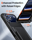 LeYi for iPhone-17-Pro Max Wallet Case: Card Holder Cover Funda para Military Grade Heavy Duty Protective Women Phone17 Pro Max case Black
