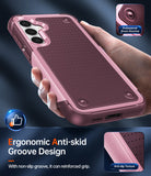 LeYi for Galaxy S23-FE-5G Phone Case, with Screen Protector for Women, Dual Layer Protective Hard PC Back & Soft Bumper Resilient Shock Absorb Case for Samsung S23 FE Case