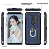 LeYi for Samsung Galaxy S9 Phone Case, Samsung S9 Phone Case with Screen Protector Replacement, Military-Grade Shockproof Magnetic Ring Stand Cell Android Case Cover