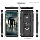 LeYi for Samsung Galaxy Note 9 Phone Case, Samsung Note 9 Phone Case with Screen Protector Replacement, Military-Grade Shockproof Magnetic Ring Stand Cell Android Case Cover