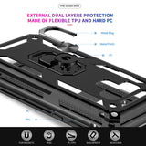 LeYi for Samsung Galaxy Note 9 Phone Case, Samsung Note 9 Phone Case with Screen Protector Replacement, Military-Grade Shockproof Magnetic Ring Stand Cell Android Case Cover