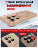 LeYi for Moto Edge 2026 Case: Compatible with Mag-Safe, Military-Grade Matte Translucent Soft-Touch Skin Funda para moto edge 2026