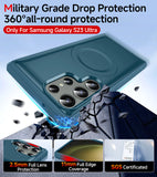 LeYi for Samsung Galaxy S23 Ultra Phone Case, Armour Military Shockproof Protective Mobile Cover for S23Ultra