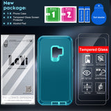 LeYi for Samsung Galaxy S9 Case, Samsung Galaxy S9 Case 3 in 1 Rugged Shockproof Android Cover Funda S9