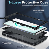 LeYi for Samsung-Galaxy-Note-10 Case, Samsung Galaxy Note 10 Case 3 in 1 Rugged Shockproof Android Cover Funda Note 10
