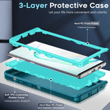 LeYi for Samsung-Galaxy-Note-10 Case, Samsung Galaxy Note 10 Case 3 in 1 Rugged Shockproof Android Cover Funda Note 10