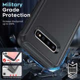 LeYi for Samsung-Galaxy-S10 Case, Samsung Galaxy S10 Case 3 in 1 Rugged Shockproof Android Cover Funda S10