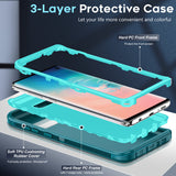 LeYi for Samsung-Galaxy-S10-Plus Case, SAM S10 Plus Case 3 in 1 Rugged Shockproof Android Cover Funda S10Plus