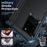 LeYi for SAM-S20-Ultra Case, SAM S20 Ultra Case 3 in 1 Rugged Shockproof Android Cover Funda S20Ultra