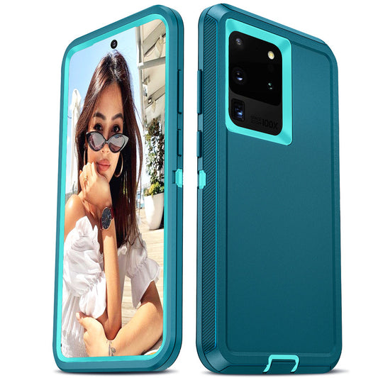 LeYi for SAM-S20-Ultra Case, SAM S20 Ultra Case 3 in 1 Rugged Shockproof Android Cover Funda S20Ultra