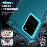 LeYi for SAM-S20-Ultra Case, SAM S20 Ultra Case 3 in 1 Rugged Shockproof Android Cover Funda S20Ultra