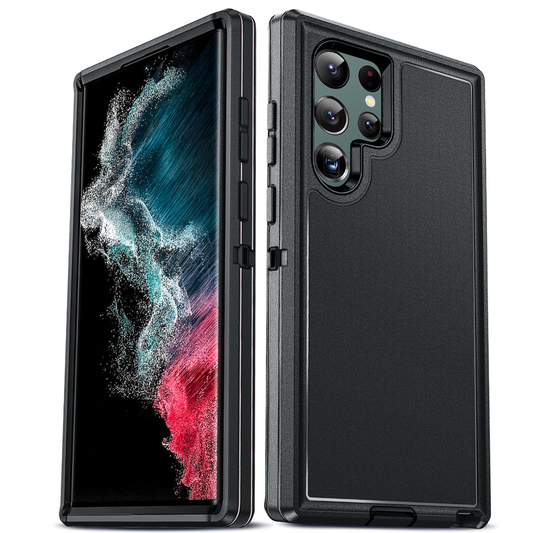 LeYi for SAM-S22-Ultra Case, SAM S22 Ultra Case 3 in 1 Rugged Shockproof Android Cover Funda S22Ultra