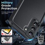 LeYi for Samsung Galaxy S22-5G Case, Samsung Galaxy S22 Case 3 in 1 Rugged Shockproof Android Cover para S22
