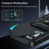 LeYi for Honor 400 Lite 5G Case: Honour 400 Lite Case with Tempered Glass Screen Protector, [Military-Grade] Shockproof Kickstand Phone Cover