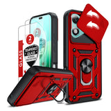 LeYi for Honor 400 Lite 5G Case: Honour 400 Lite Case with Tempered Glass Screen Protector, [Military-Grade] Shockproof Kickstand Phone Cover