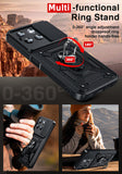 LeYi for Honor X6C 5G Case: Honour X6C Case with Tempered Glass Screen Protector, [Military-Grade] Shockproof Kickstand Phone Cover