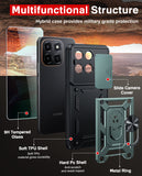 LeYi for Honor X6C 5G Case: Honour X6C Case with Tempered Glass Screen Protector, [Military-Grade] Shockproof Kickstand Phone Cover