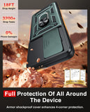 LeYi for Honor X6C 5G Case: Honour X6C Case with Tempered Glass Screen Protector, [Military-Grade] Shockproof Kickstand Phone Cover